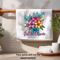 Live Life In Full Bloom Towel Sublimation Print