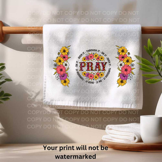 Pray Towel Sublimation Print