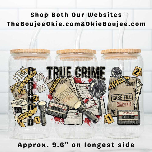 True Crime Uv Dtf Wrap Double Sided