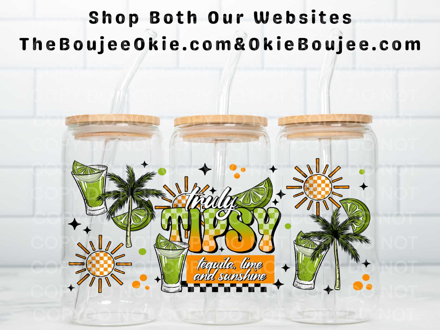 Truly Tipsy Double Sided Uv Dtf Wrap