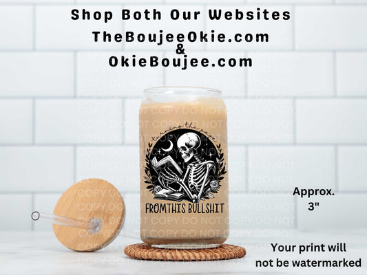 Turning The Page From This Bullshit Double-Sided UV DTF Decal