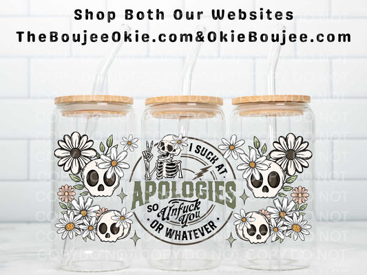 Unfuck You Or Whatever Double Sided Uv Dtf Wrap