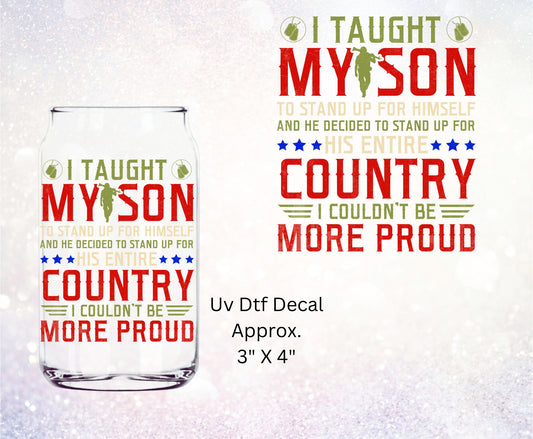 Uv Dtf Decal Military Mom | My Son