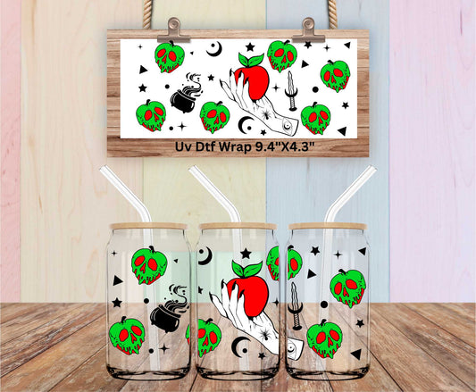 Poison Apple Double-Sided UV DTF Cup Wrap