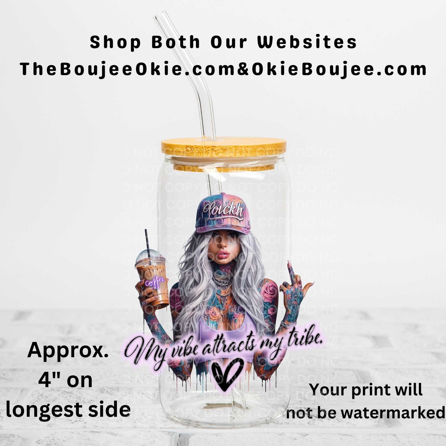 My Vibe Attracts My Vibe Uv Dtf Decal