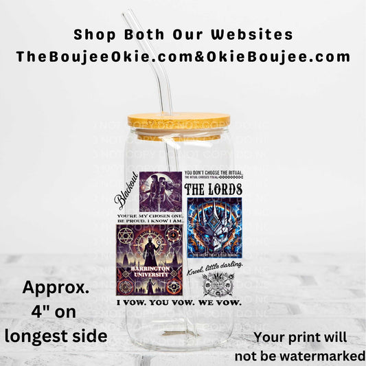 We Vow Book Uv Dtf Decal Double Sided