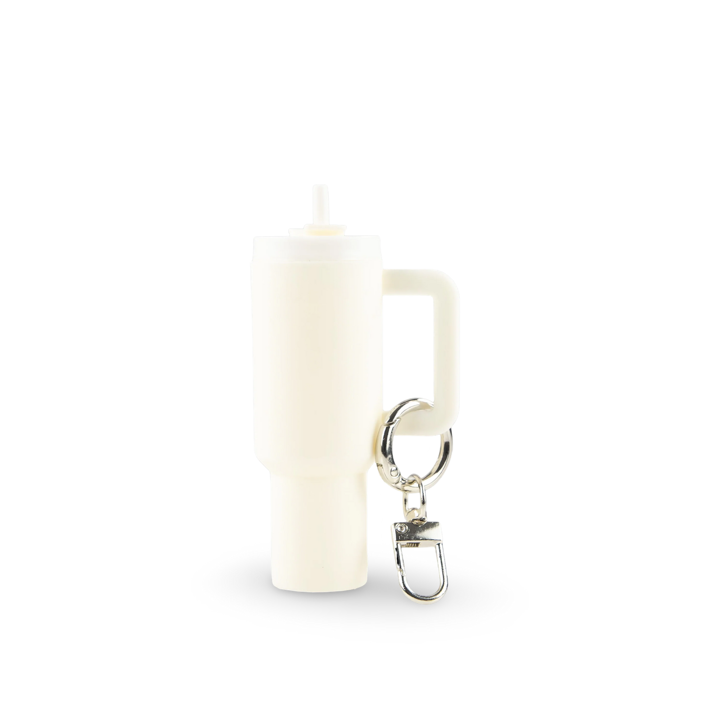 Mini Tumbler Keychain White