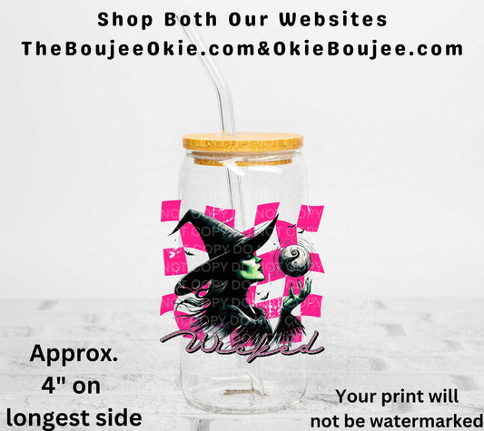 Wicked Witch UV DTF Decal Double Sided