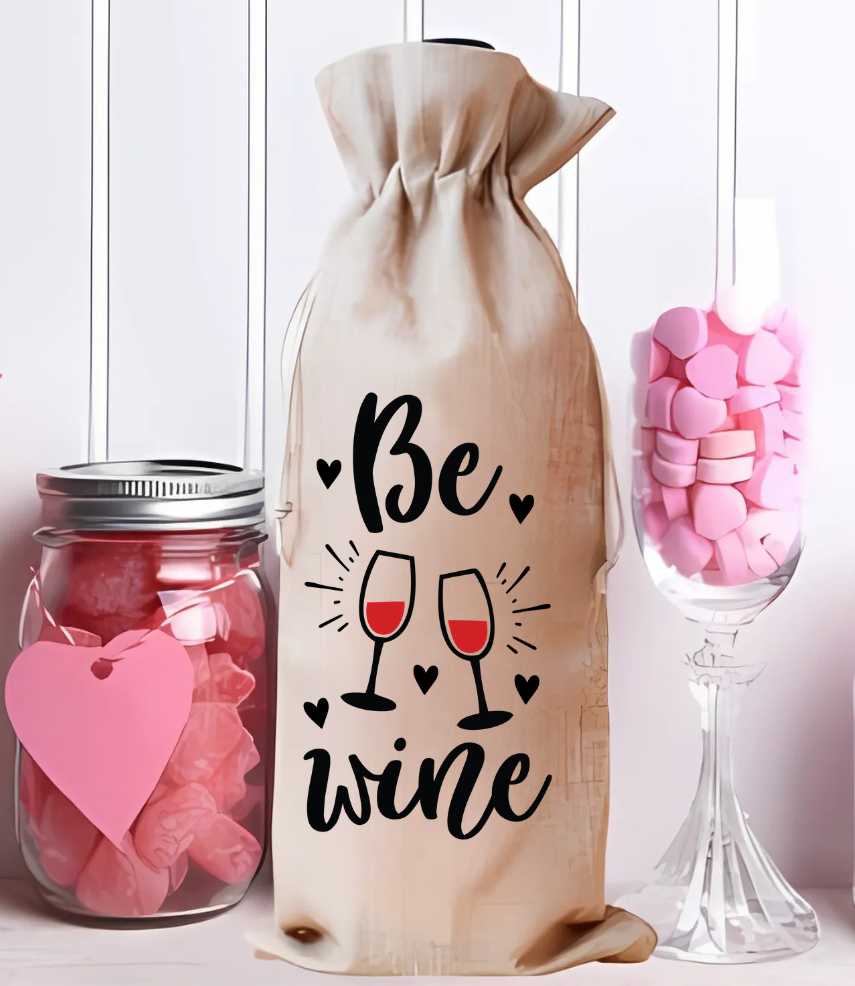 Be Wine ~ Wine Bag Sublimation Print