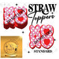 XOXO Straw Topper For Standard Straws